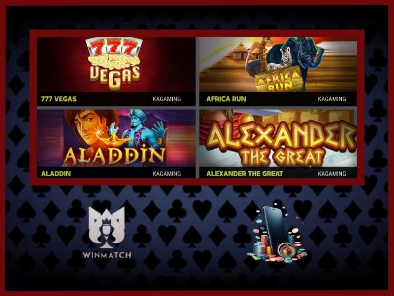 Casino games at Winmatch app